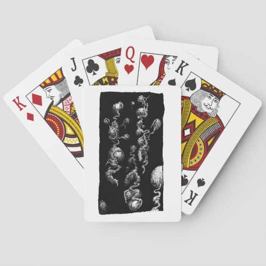 Vrij-drijvende organische aroma's pokerkaarten (Achterkant)