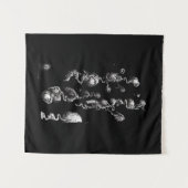 Vrij-drijvende organische aroma's wandkleed (Voorkant (horizontaal))