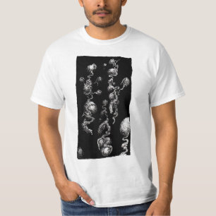 Vrij-drijvende organische ventilaties, t-shirt