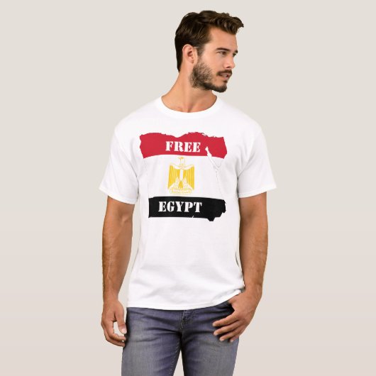 Vrij Egypte Shirt (Voorkant volledig)