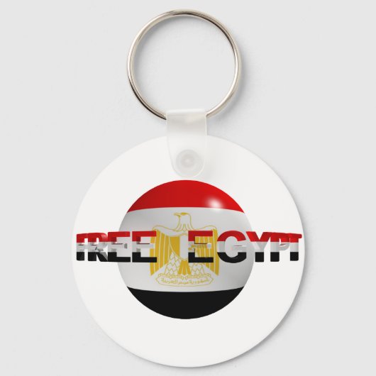 Vrij Egypte Sleutelhanger (Voorkant)