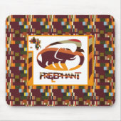 VRIJ ELEPHANT VAN MASANSER PIXELAT MUISMAT (Voorkant)