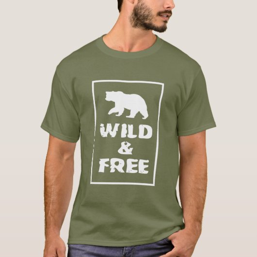 Vrij en vrij t-shirt (Voorkant)