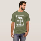 Vrij en vrij t-shirt (Voorkant volledig)