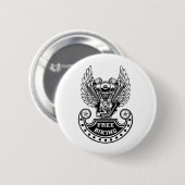 Vrij fietsen ronde button 5,7 cm (Voorkant /achterkant)