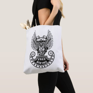 Vrij fietsen tote bag