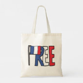Vrij Frankrijk Tote Bag (Achterkant)