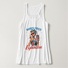 Vrij geboren, maar duur tanktop