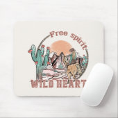 Vrij Geest, Wild Heart | Western land Muismat (Met muis)