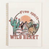 Vrij Geest, Wild Heart | Western land Planner (Voorkant)