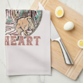 Vrij Geest, Wild Heart | Western land Theedoek (Quarter Fold)