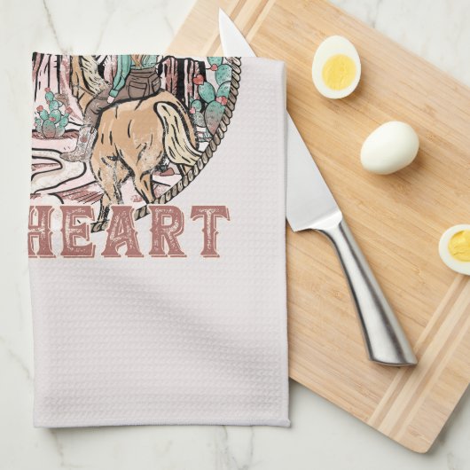 Vrij Geest, Wild Heart | Western land Theedoek (Quarter Fold)