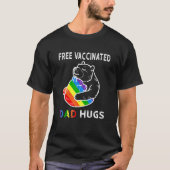Vrij gevaccineerd Beer Papa Hugs Lgbt Lgbtq Proud  T-shirt (Voorkant)