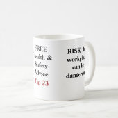 VRIJ gezondheids- en veiligheidsadvies - Tip 23 Koffiemok (Voorkant rechts)