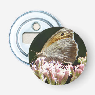 Vrij grote vlinder  button flesopener