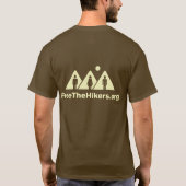 Vrij het T-shirt van de Hikers (Achterkant)