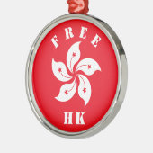 Vrij HK Metalen Ornament (Links)