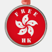 Vrij HK Metalen Ornament (Voorkant)