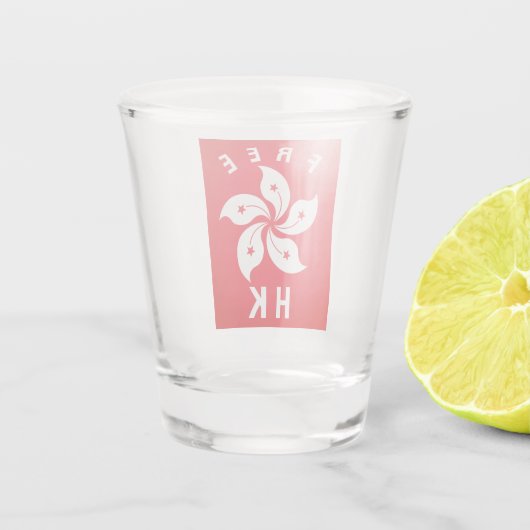 Vrij HK Shot Glas (Achterkant)