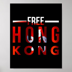 Vrij Hongkong #freehongkong #saveHongKong Democra Poster