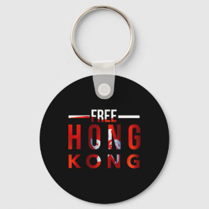 Vrij Hongkong #freehongkong #saveHongKong Democra Sleutelhanger