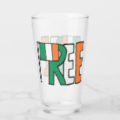 Vrij Ierland Glas (Achterkant)