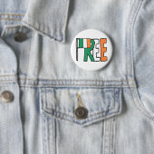 Vrij Ierland Ronde Button 5,7 Cm (In situ)