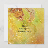 VRIJ IN DE NACHT roze blauwe gele enkels Kaart (Achterkant)