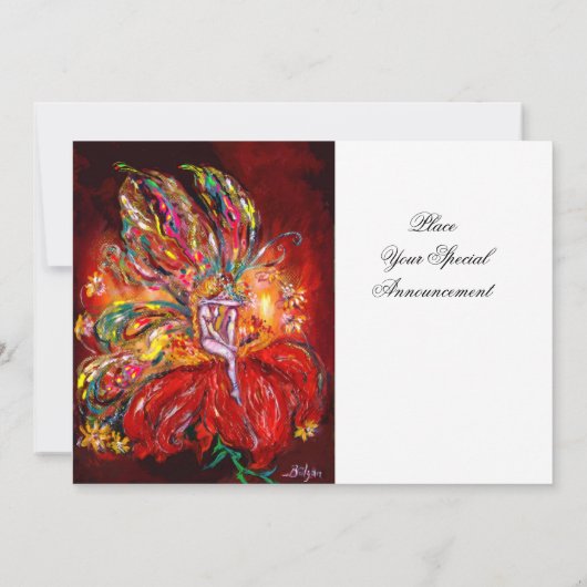 VRIJ IN rood geel groen Kaart (Achterkant)