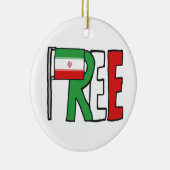 Vrij Iran Keramisch Ornament (Rechts)