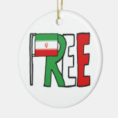 Vrij Iran Keramisch Ornament (Links)