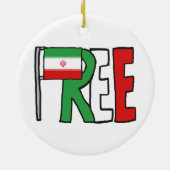 Vrij Iran Keramisch Ornament (Achterkant)
