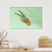 Vrij Iran Poster (Keuken)