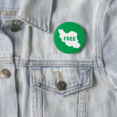 Vrij Iran Ronde Button 5,7 Cm (In situ)