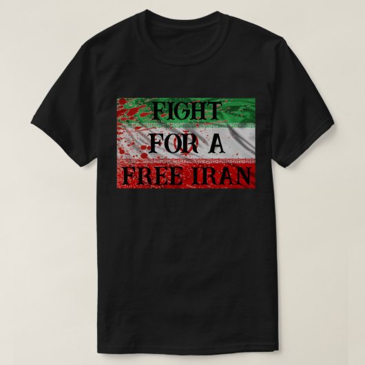 Vrij Iran T-shirt (Design voorkant)