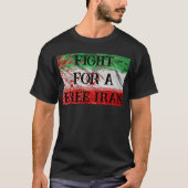 Vrij Iran T-shirt (Voorkant)