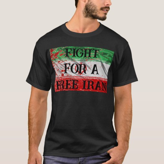 Vrij Iran T-shirt (Voorkant)