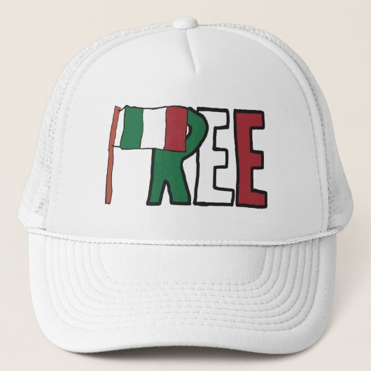 Vrij Italië Trucker Pet (Voorkant)