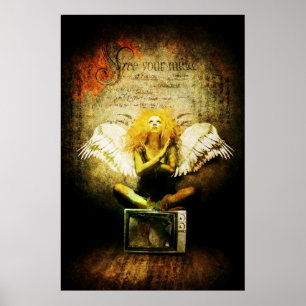 vrij je geest poster