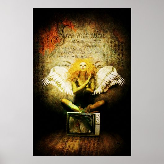 vrij je geest poster (Voorkant)