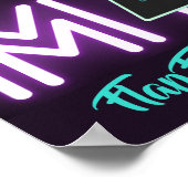 Vrij je geest Vrij pittig Flamingo Inspo Poster (Hoek)