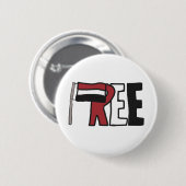 Vrij Jemen Ronde Button 5,7 Cm (Voorkant /achterkant)