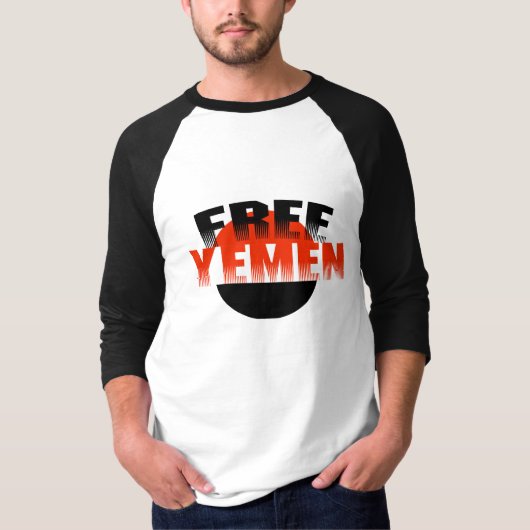 Vrij Jemen T-shirt (Voorkant)