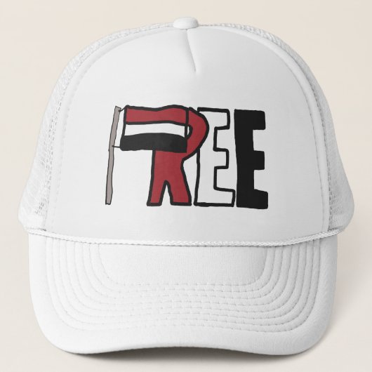 Vrij Jemen Trucker Pet (Voorkant)