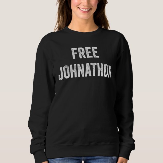 Vrij Johnathon  Steun Johnathon's Vrijlating Uit G Trui (Voorkant)