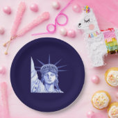 Vrij juli Vierde Vakantiepapier bord (Feest)