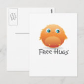 Vrij knuffeltje briefkaart (Voorkant / Achterkant)