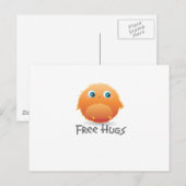 Vrij knuffeltje briefkaart (Voorkant / Achterkant)