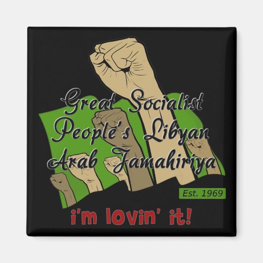 Vrij Libië Magneet (Voorkant)