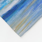 Vrij lopen door het Zee schilderen Fleece Deken (Hoek)